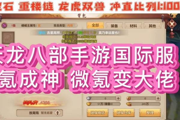 天龙八部公益服发布网解析：高爆率服与特色玩法服一网打尽
